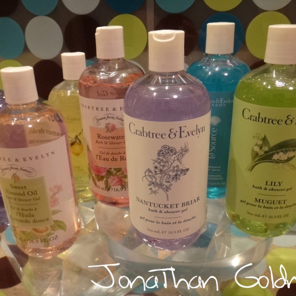 Crabtree & Evelyn La Source Rosewater Nantucket Briar Lily Lavender Bath gel